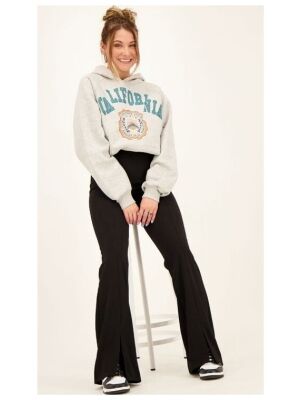 My Jewellery My Jewellery e flared broek met split My Jewellery My Jewellery e flared broek met split