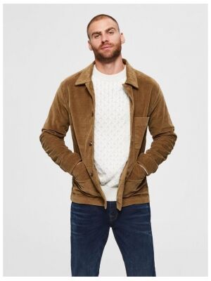 Selected Homme Selected Homme slhmark cord workwear jacket w Selected Homme Selected Homme slhmark cord workwear jacket w