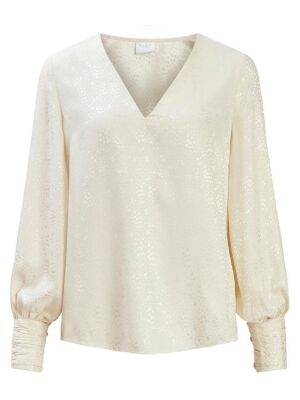 Vila Vila viallysa v-neck l/s top Vila Vila viallysa v-neck l/s top