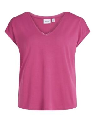 Vila Vila vimodala detail v-neck s/s top/su - Vila Vila vimodala detail v-neck s/s top/su -