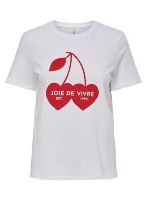 ONLY ONLY onlmaggie reg s/s fruit top box jrs ONLY ONLY onlmaggie reg s/s fruit top box jrs