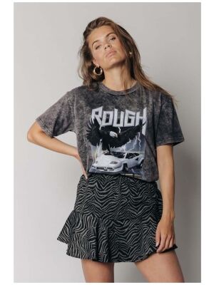 Colourful Rebel Colourful Rebel rough riders acid wash tee Colourful Rebel Colourful Rebel rough riders acid wash tee
