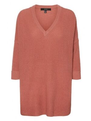 Vero Moda Vero Moda vmleanna 3/4 v-neck long blouse ga Vero Moda Vero Moda vmleanna 3/4 v-neck long blouse ga