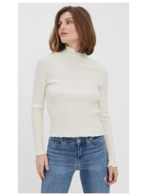 Vero Moda Vero Moda vmevie ls highneck blouse boo Vero Moda Vero Moda vmevie ls highneck blouse boo