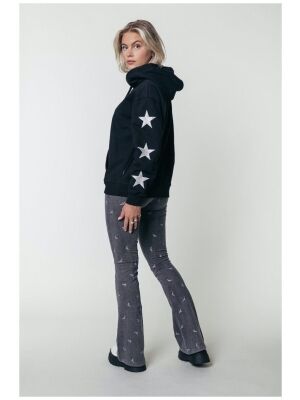 Colourful Rebel Colourful Rebel star towelling oversized hoodie Colourful Rebel Colourful Rebel star towelling oversized hoodie