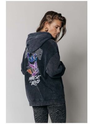 Colourful Rebel Colourful Rebel world tour acid wash hoodie Colourful Rebel Colourful Rebel world tour acid wash hoodie