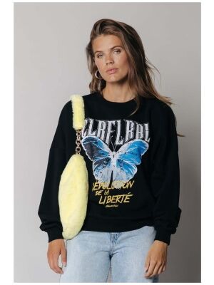 Colourful Rebel Colourful Rebel butterfly drpped shoul sweat Colourful Rebel Colourful Rebel butterfly drpped shoul sweat