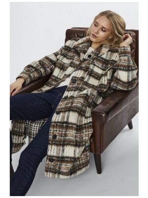 Vero Moda Vero Moda vmgemma check long jacket ff2 Vero Moda Vero Moda vmgemma check long jacket ff2