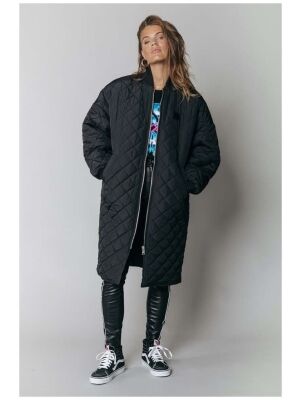 Colourful Rebel Colourful Rebel hunter quilted long jacket Colourful Rebel Colourful Rebel hunter quilted long jacket