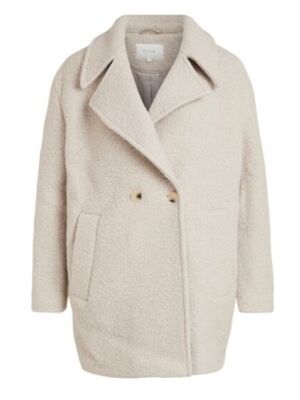 Vila Vila vitea collar wool boucle coat/su/ls Vila Vila vitea collar wool boucle coat/su/ls