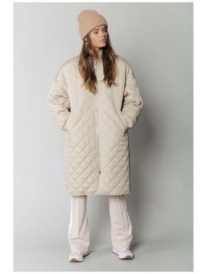 Colourful Rebel Colourful Rebel hunter quilted long jacket Colourful Rebel Colourful Rebel hunter quilted long jacket