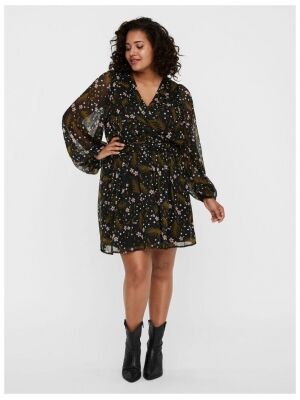 Vero Moda Vero Moda vmhaddie ls short gathering dress Vero Moda Vero Moda vmhaddie ls short gathering dress