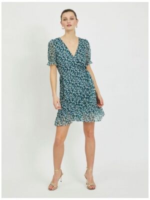 Vila Vila vivolette cottage s/s wrap dress Vila Vila vivolette cottage s/s wrap dress