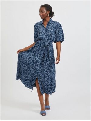 Vila Vila vikittie 2/4 midi shirt dress Vila Vila vikittie 2/4 midi shirt dress