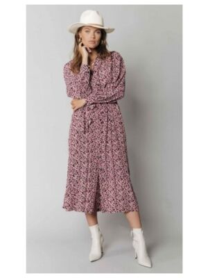 Colourful Rebel Colourful Rebel kera small flower maxi dress Colourful Rebel Colourful Rebel kera small flower maxi dress
