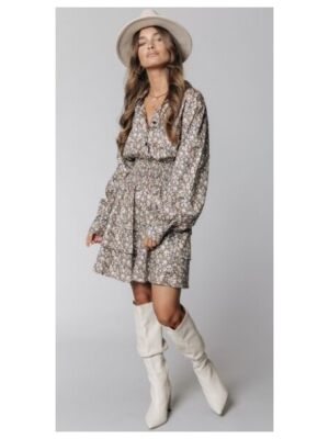 Colourful Rebel Colourful Rebel sacha floral mini shirt dress Colourful Rebel Colourful Rebel sacha floral mini shirt dress