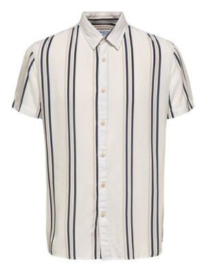 Selected Homme Selected Homme slhslimcarl shirt ss stripes m Selected Homme Selected Homme slhslimcarl shirt ss stripes m