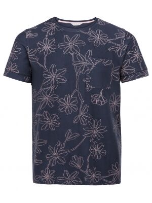 Cast Iron Cast Iron short sleeve r-neck twill flower Cast Iron Cast Iron short sleeve r-neck twill flower