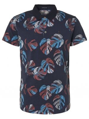 No-Excess No-Excess polo, s/sl, ao printed jersey, stre No-Excess No-Excess polo, s/sl, ao printed jersey, stre