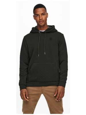 Only and Sons Only and Sons onsrodney reg quilt hoodie sweat Only and Sons Only and Sons onsrodney reg quilt hoodie sweat