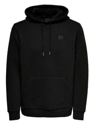Only and Sons Only and Sons onsrodney reg quilt hoodie sweat Only and Sons Only and Sons onsrodney reg quilt hoodie sweat
